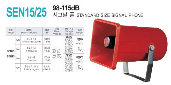 Loa còi cảnh báo Q-Light 5 âm báo, SEN25-WS, 130x130x200mm, 108-115dB