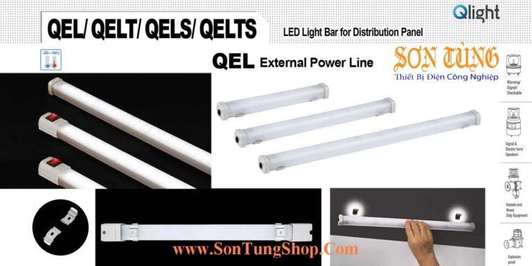 QELT-400 Đèn LED chiếu sáng tủ điện Qlight Bóng LED Dài 400 mm