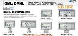 QMHL-250-24-D Đèn LED chiếu sáng chống nước, chống dầu Qlight IP67
