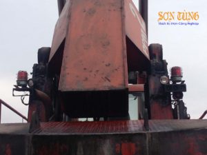Den coi bao lui xe nang Container - Nam Hai Port - Container