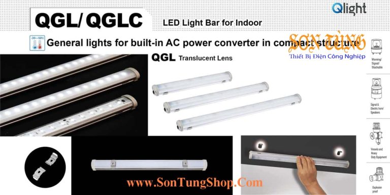 Đèn LED Chiếu Sáng Dạng Thanh Qlight QGL, Bóng LED